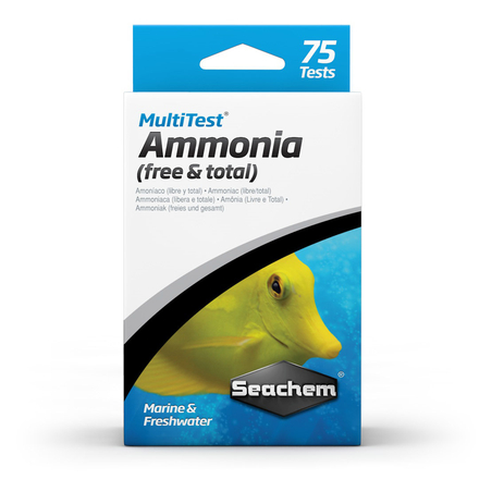 ערכת בדיקה אמוניה NH3 NH4+ סיכם - Seachem Ammonia NH3 and NH4+ Test Kit