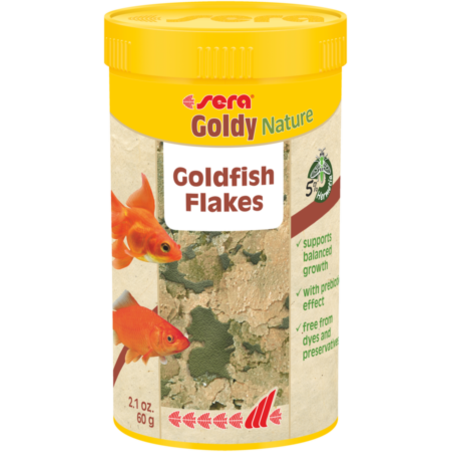 סרה גולדי נייצ'ר דפים 250 מ”ל  - Sera Goldy Nature 250 ML