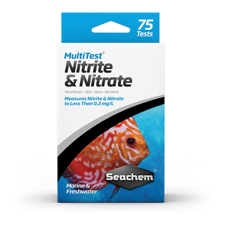 ערכת בדיקה ניטריט וניטראט NO2 NO3 סיכם -  Seachem Nitrite/nitrate MultiTest Kit