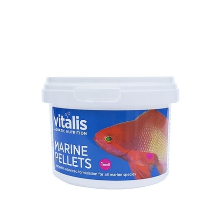 מזון דגים מרין פלטס גרגרים 140 גרם ויטליס - Vitalis Marine pellets