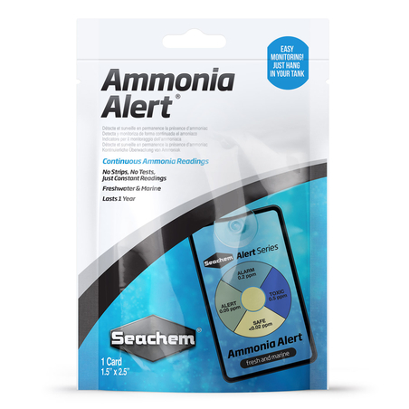 בדיקה נצמדת לרמת אמוניה אלרט סיכם - Seachem Ammonia Alert