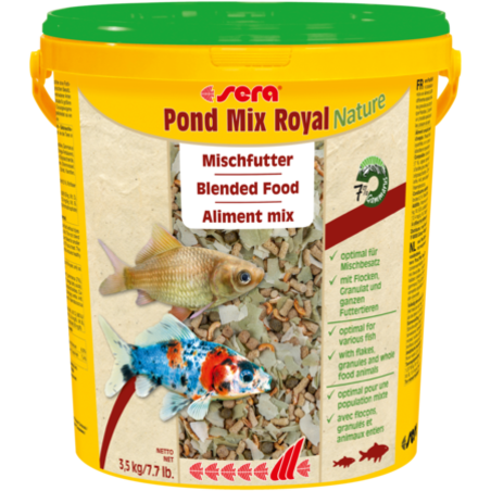 סרה פונד מיקס רויאל נייצ'ר 21 ליטר  - Sera Pond Mix Royal Nature 21 L