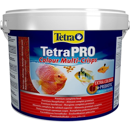 טטרה פרו קולור 10 ליטר - TetraPRO Colour Multi Crisps 10L