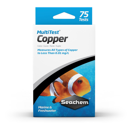 ערכת בדיקה קופר Cu סיכם - Seachem Copper Test Kit for Cupramine