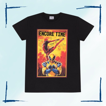 חולצת מארוול - דדפול & וולברין ENCORE TIME