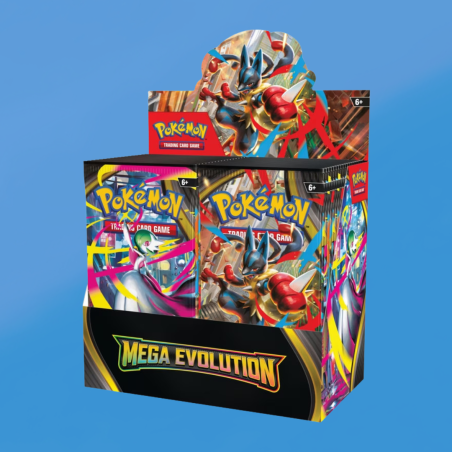קלפי פוקימון - בוסטר בוקס מגה אבולושן - Mega Evolution Booster Box