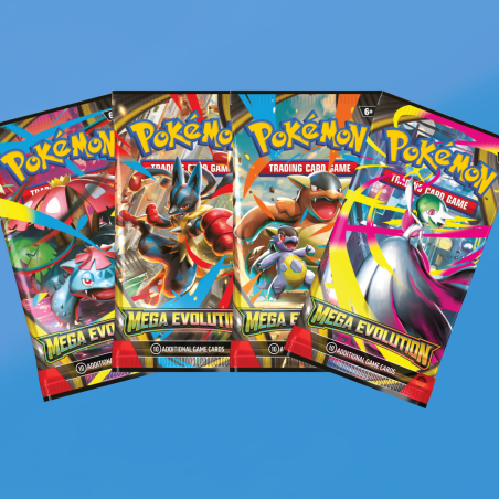 קלפי פוקימון - חבילת בוסטר מגה אבולושן - Mega Evolution Booster Pack