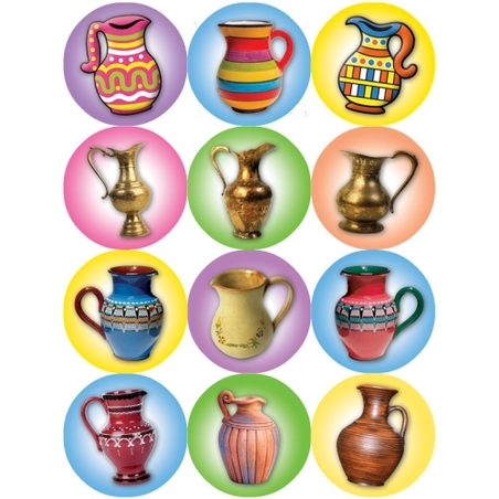 מדבקות סוגי כדים GL