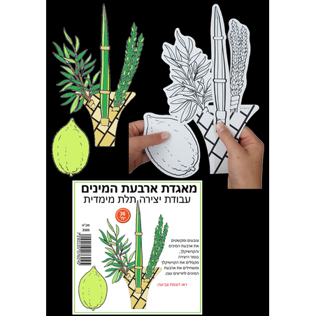 יצירה מאגדת ארבעת המינים 1/36