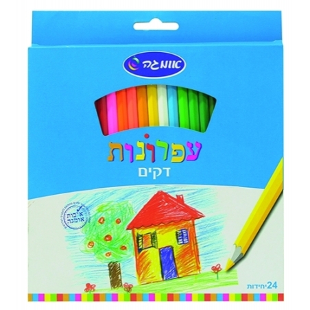 עפרונות צבעוניים 1/24 דקים OM