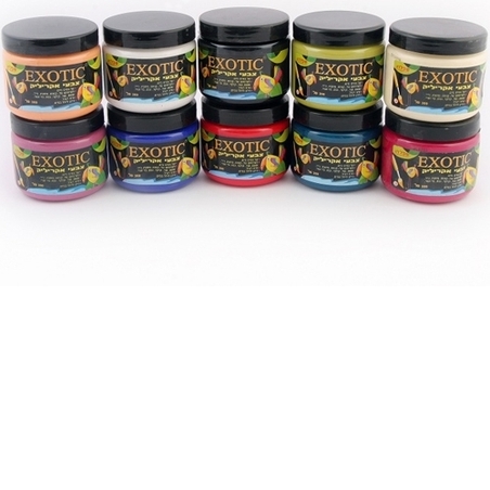 צבע אקזוטיק רגיל במגוון צבעים 200 מ