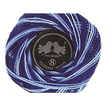 חוט רקמה מתחלף כחול כהה-תכלת SK