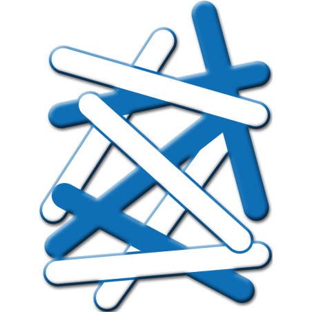 מקלות סול כחול לבן קטנים ל- 23 מגן דוד