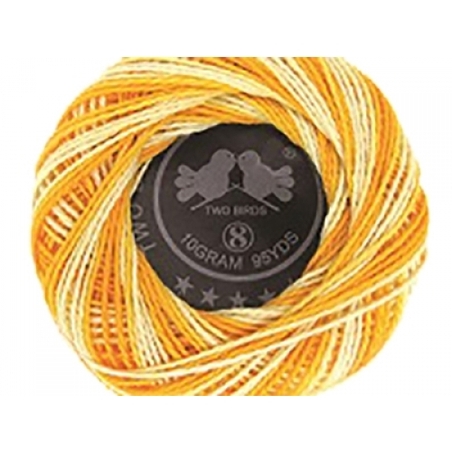 חוט רקמה מתחלף צהוב-לבן SK