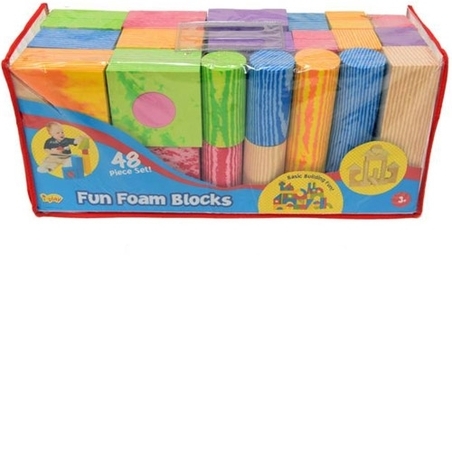 קוביות ספוג סול צבעוני 48 יח` בתיק