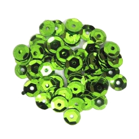 פייטים ירוק בהיר מתכתי – 100 גר' SK