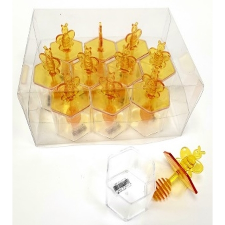 צנצנת דבש  משושה דבורה