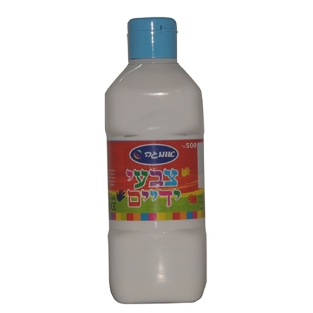 צבעי ידיים לבן 500 גר` OM