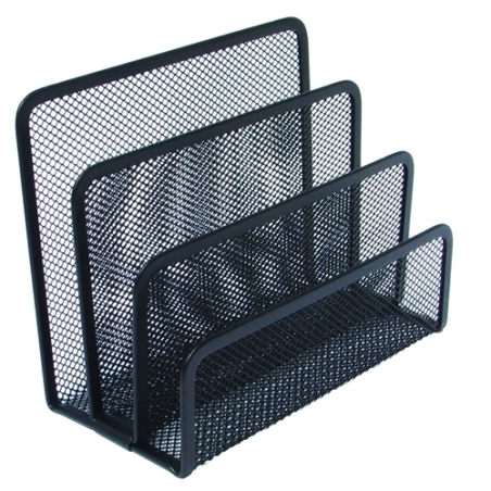 מעמד מעטפות שחור רשת מתכת CHA