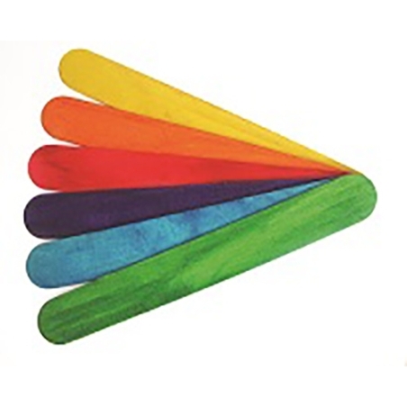 מקלות רופא ענק צבעוני, 30 יח' SK