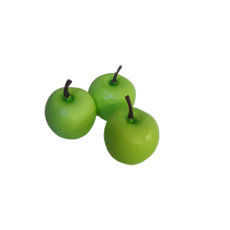 12 תפוחים ירוקים קטנים לקישוט