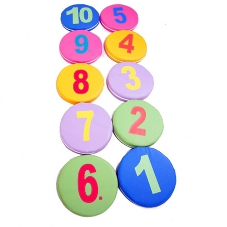 סט כריות ישיבה עגולות  1-10