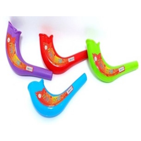 שופר פלסטיק צבעוני 18 ס