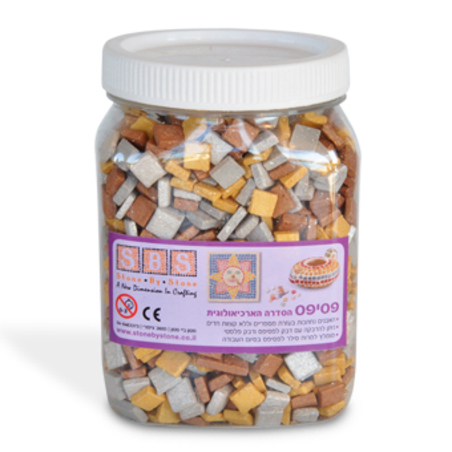 אבני פסיפס מתכתי 1 ק'ג -חנוכה