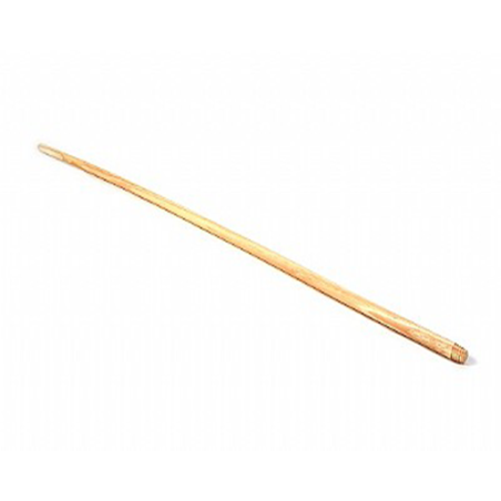 מקל עץ עם הברגה 1.5 מ'