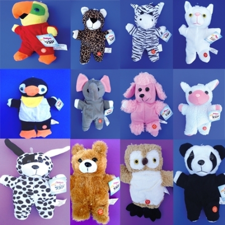 בובה כפפה + קולות מגוון חיות