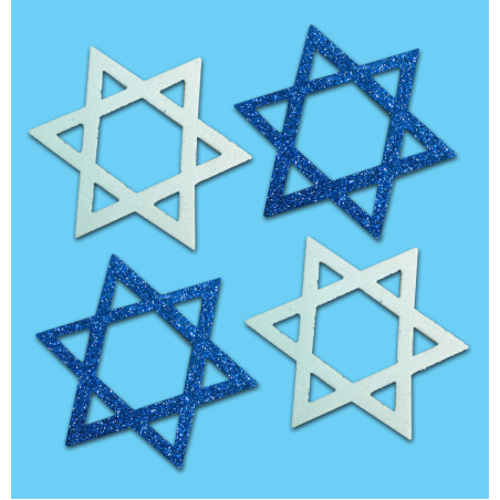 גזירות סול מגן דוד נוצץ חלול 10 ס