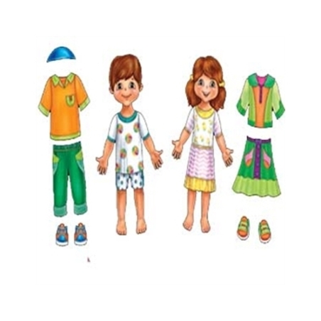 ילדה ילדה ענק +ערכת הלבשה