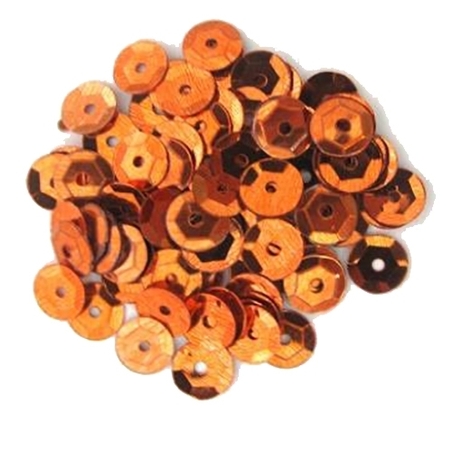 פייטים כתום מתכתי – 100 גר' SK