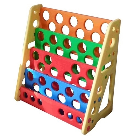 ספריה 4 מדפים פלסטיק