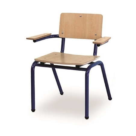 כסא גן רגל מתכת+ידיות NG