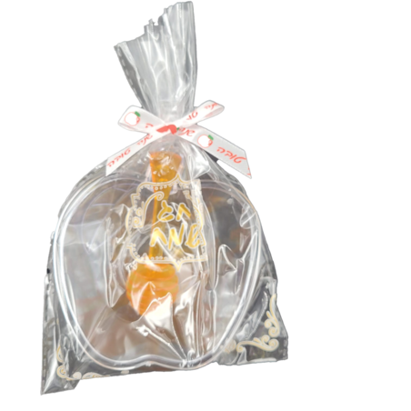 צלוחית תפוח + מקל דבש עטוף