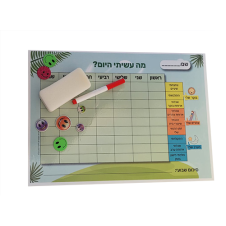 ערכה - מה עשיתי היום?