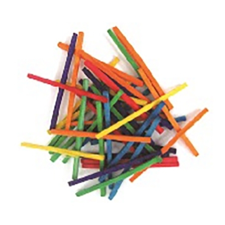 גפרורי עץ צבעוני כ- 100 יח'