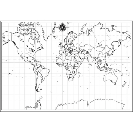 מפת עולם אילמת