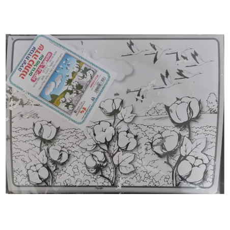 יצירה עם סול שדה כותנה עם ציפורים  נודדות 1/36