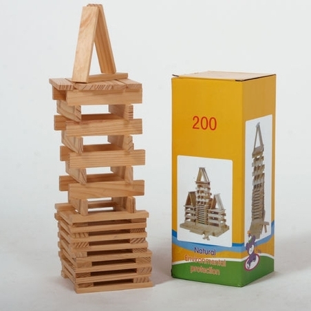 כפיסי עץ טבעי 200 יח'