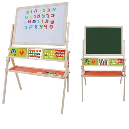 לוח מחיק מגנטי נייד + אותיות