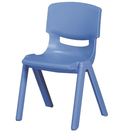 כיסא גננת מעוצב כחול  גובה 38 ס