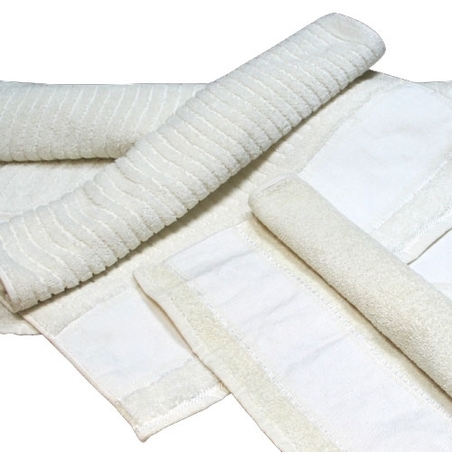 מגבת 100% כותנה עם פס פוליאסטר 35*50 ס