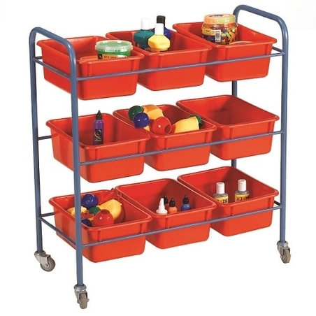 עגלת גרוטאות + 9 מיכלים  NG