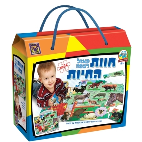 פאזל רצפה חוות החיות- 24 חלקים MY