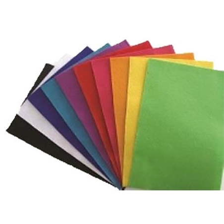 10 דפי סול צבעוניים - מארז מעורב A4