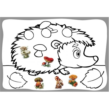 עבודת יצירה קיפוד + מדבקות 1/18 GL