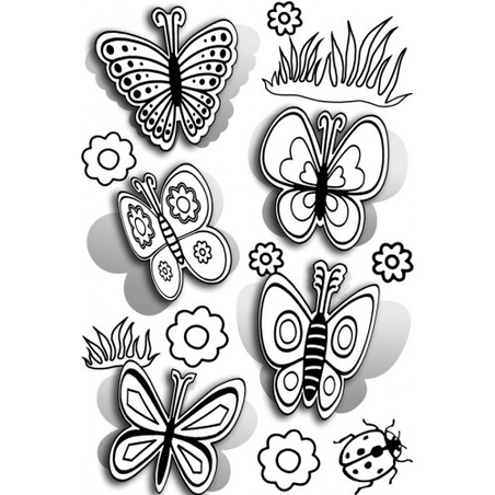 יצירה פרפרים בשדה  36 יח' GL