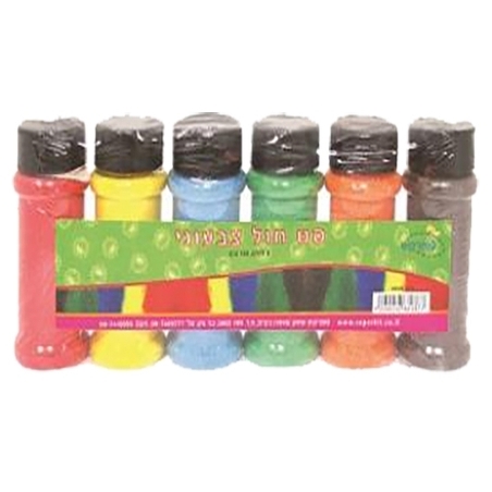 סט חול צבעוני - 6 גוונים SBS